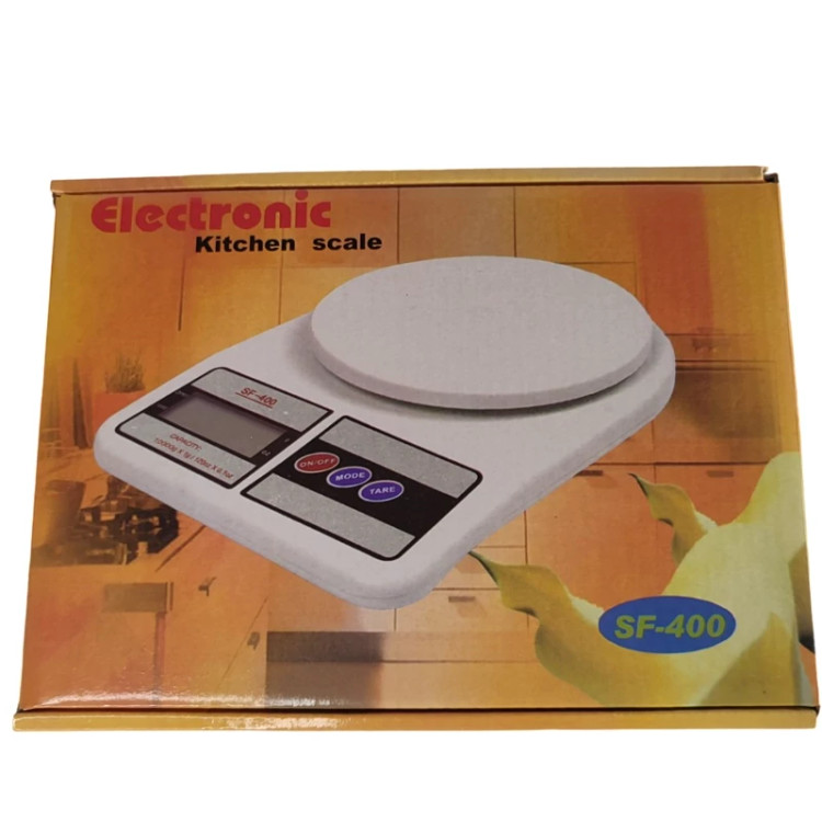 ترازو دیجیتال آشپزخانه مدل SF400 با توان 10کیلوگرم و دقت 1 گرم مستقیم از واردکننده