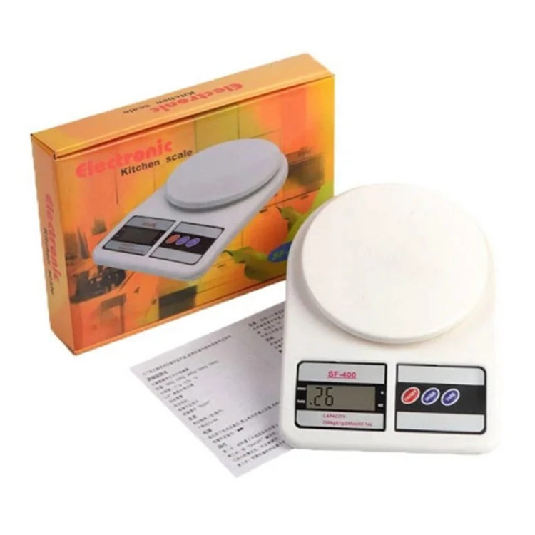 ترازو دیجیتال آشپزخانه مدل SF400 با توان 10کیلوگرم و دقت 1 گرم مستقیم از واردکننده